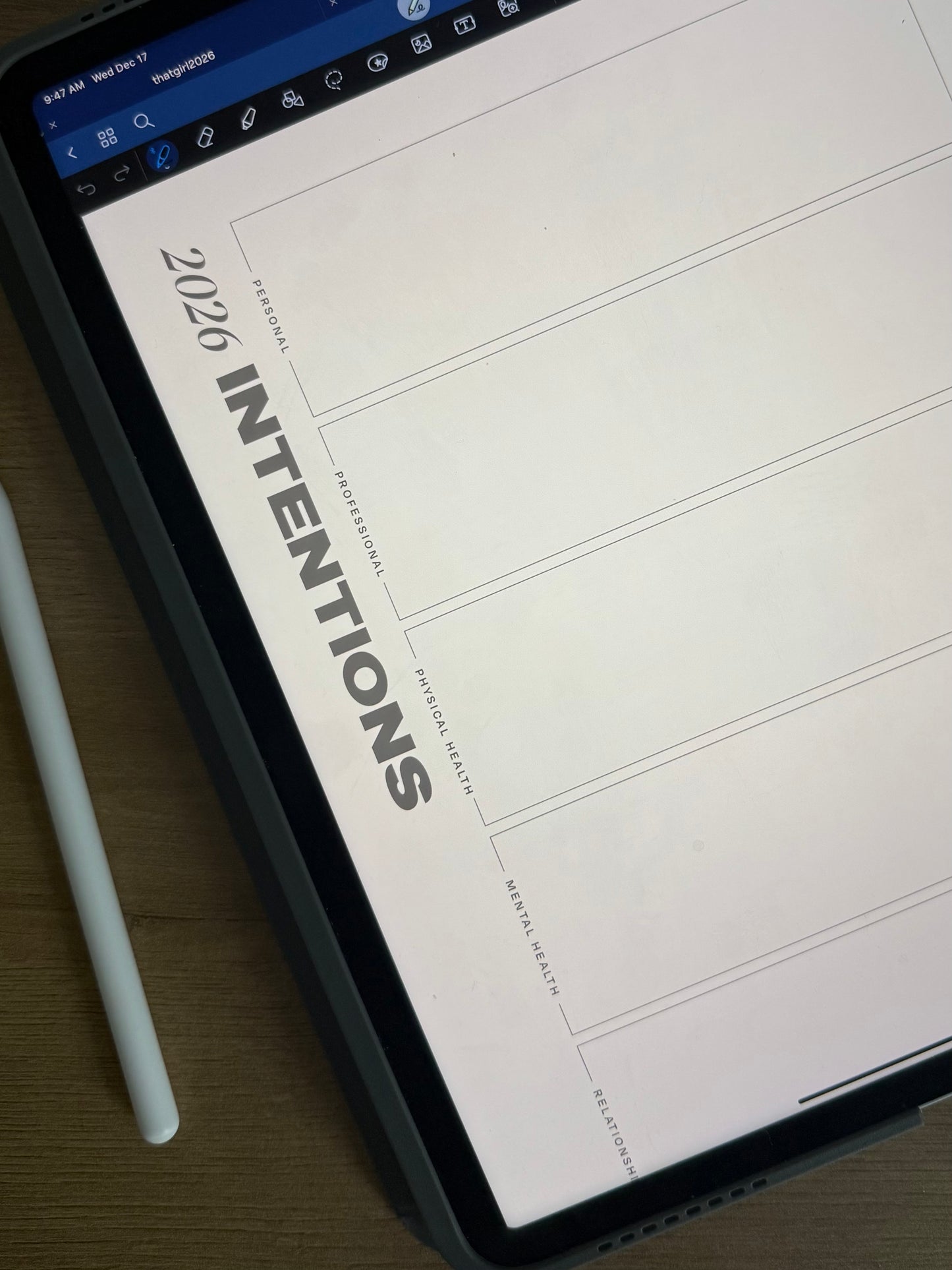 2026 "THAT GIRL" Digital Planner